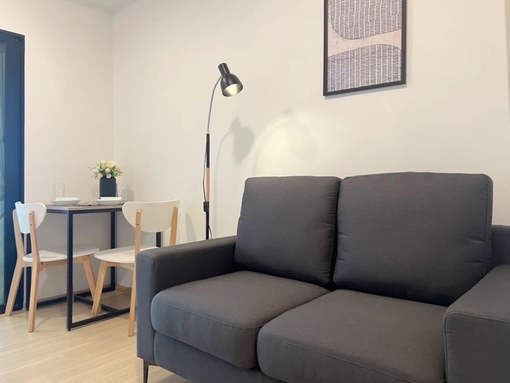 For rent!! Condo Chewathai Hallmark Lat Phrao-Chokchai Phase 2, 7th floor, Building D, fully furnished, book now!!