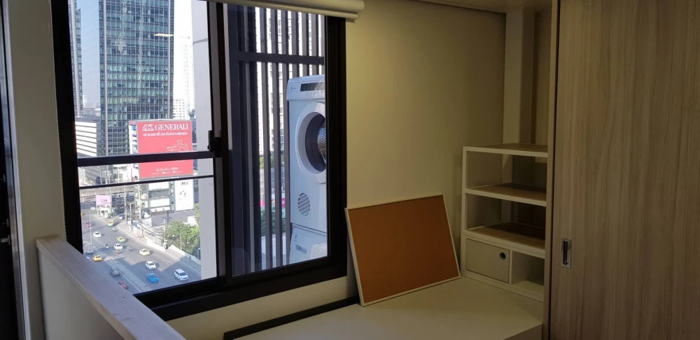 For rent!! Condo Chewathai Residence Asoke, beautiful room, 12th floor, North direction, fully furnished, ready to move in, don't miss it!!