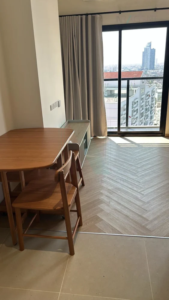 For rent!! Condo at Riva Charoen Nakhon, Duplex room, 15th floor, fully furnished, move in with your bags, hurry up and book now!!