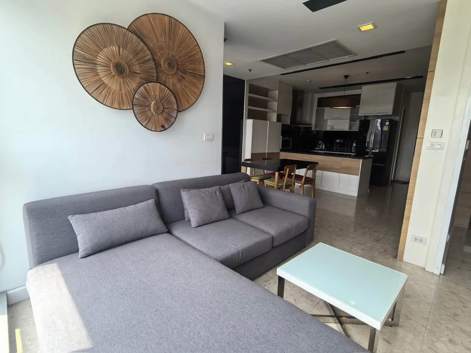 For rent Condo Nusasiri Grand, room with electric curtain, 17th floor, city view with bathtub First come first serve