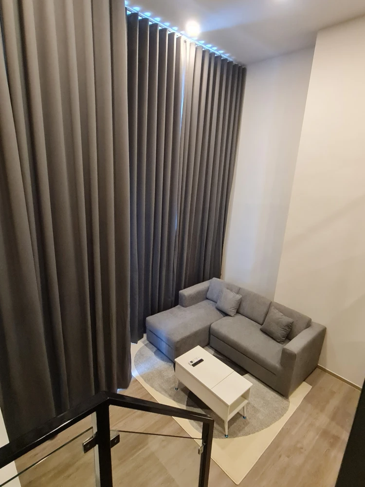 Condo for rent, The Origin, Plug and Play, Ramintra, spacious room, comfortable, corner room, city view outside, comes with complete facilities, book