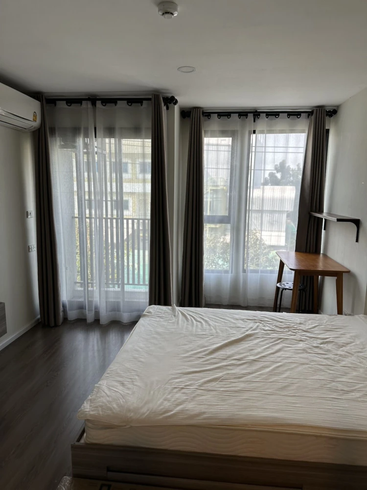 For rent!! Condo The Origin Ramintra 83 Station, 3rd floor, Building D, fully furnished, ready to move in, don't miss it!!