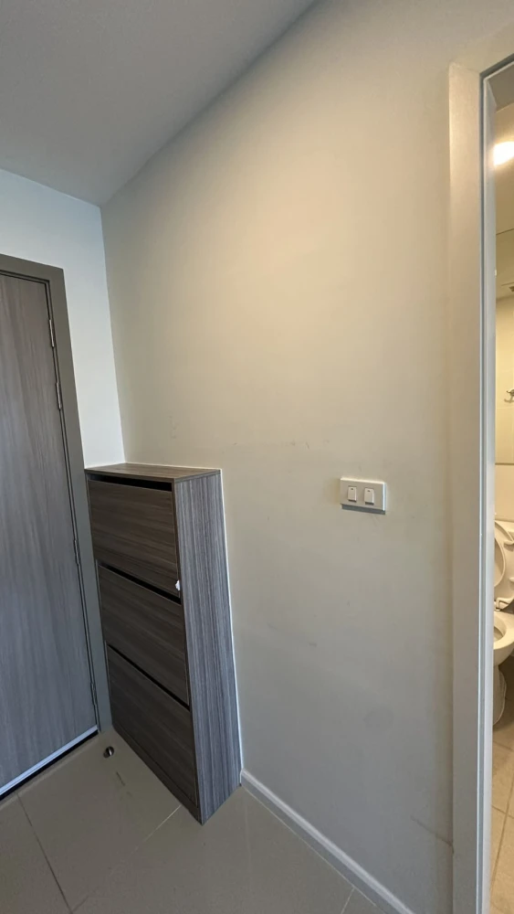 For rent!! Condo The Origin Ramintra 83 Station, 3rd floor, Building D, fully furnished, ready to move in, don't miss it!!