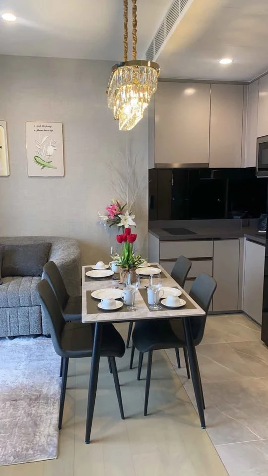Condo for rent: The Extra Phayathai - Rang Nam, furnished room, ready to move in, complete facilities, hurry and reserve.