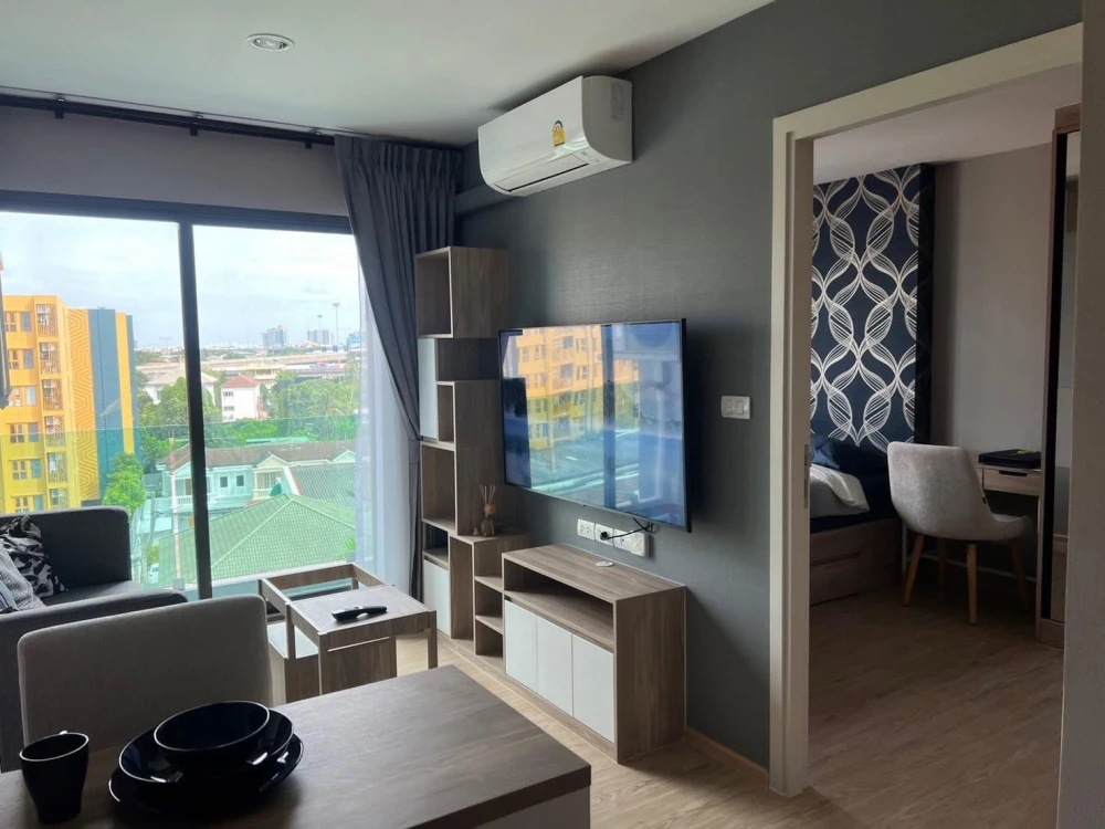 For rent!! Condo The Excel Hideaway Sukhumvit 50, decorated with awesome walls, full set of furniture, good like this, book now!!