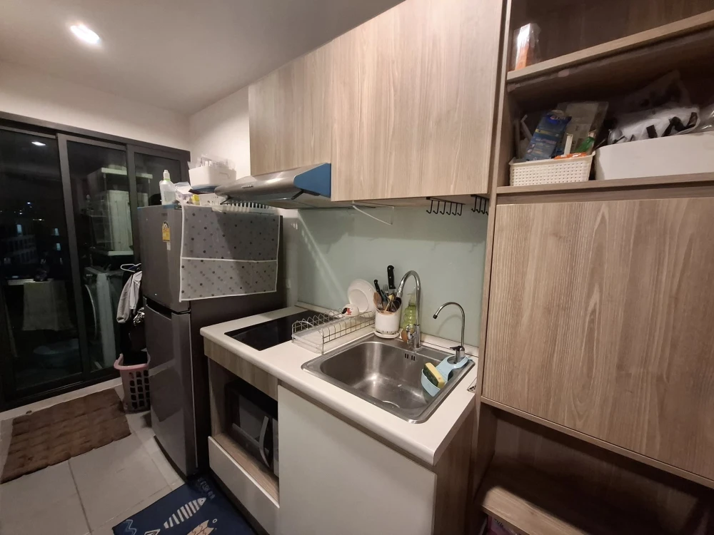 Condo for rent: The Excel Hideaway Sukhumvit 71, Building B, 6th floor, house view, beautiful trees every morning, fully furnished with electrical app