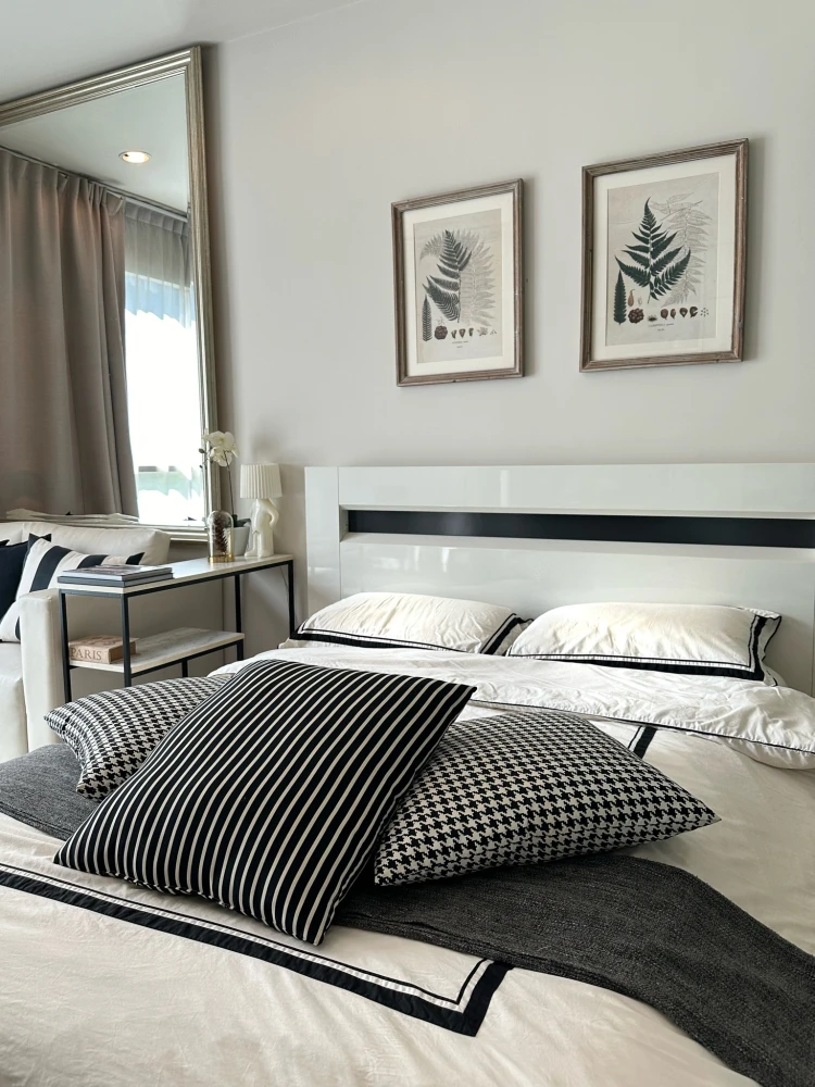 Condo for rent, The Address Chidlom, fully furnished, ready to move in, complete with furniture and electrical appliances. If you don't reserve, you'l