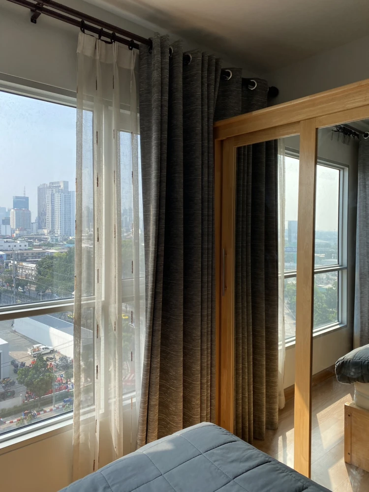 For rent!! Condo The Aspire Rama 4, 10th floor, Building A, city view, fully furnished, ready to move in, don't miss it!!