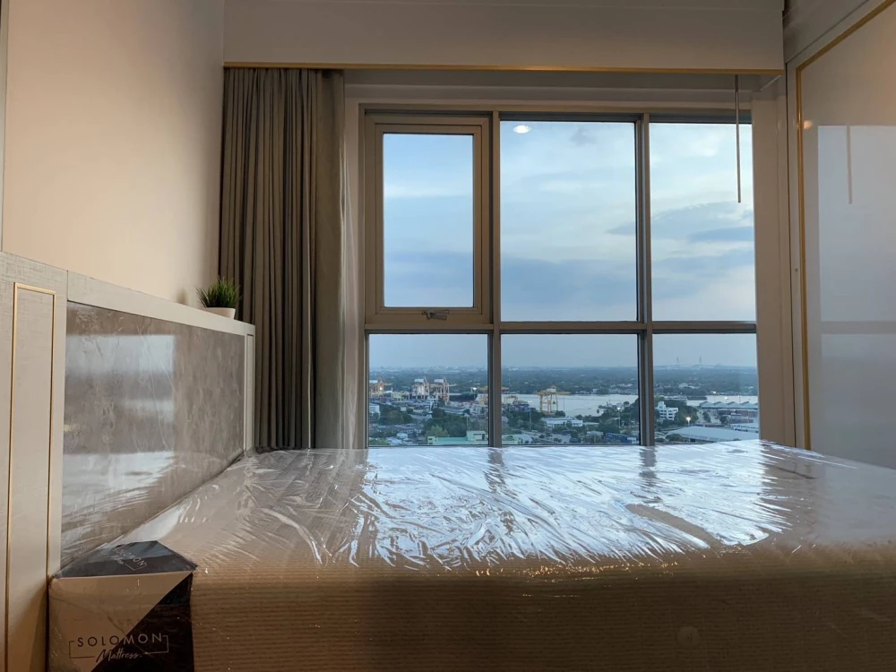 For rent!! Condo The Aspire Rama 4, 25th floor, fully furnished, ready to move in immediately, hurry and book now!!