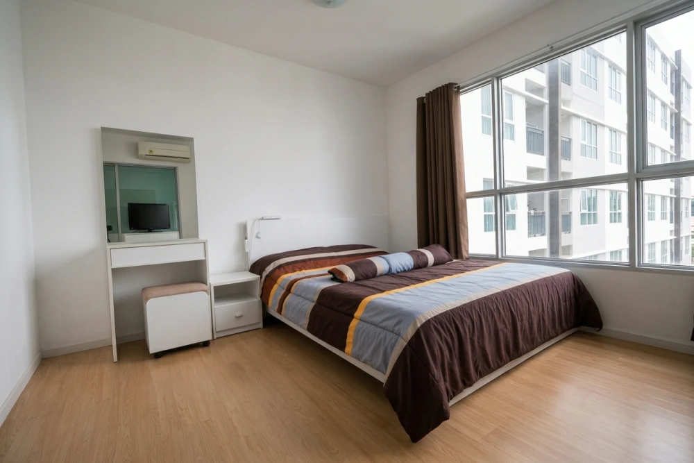 For rent!! Condo The Aspire Rama 4, 25th floor, Building A, beautiful room, complete facilities, ready to move in, book now!!