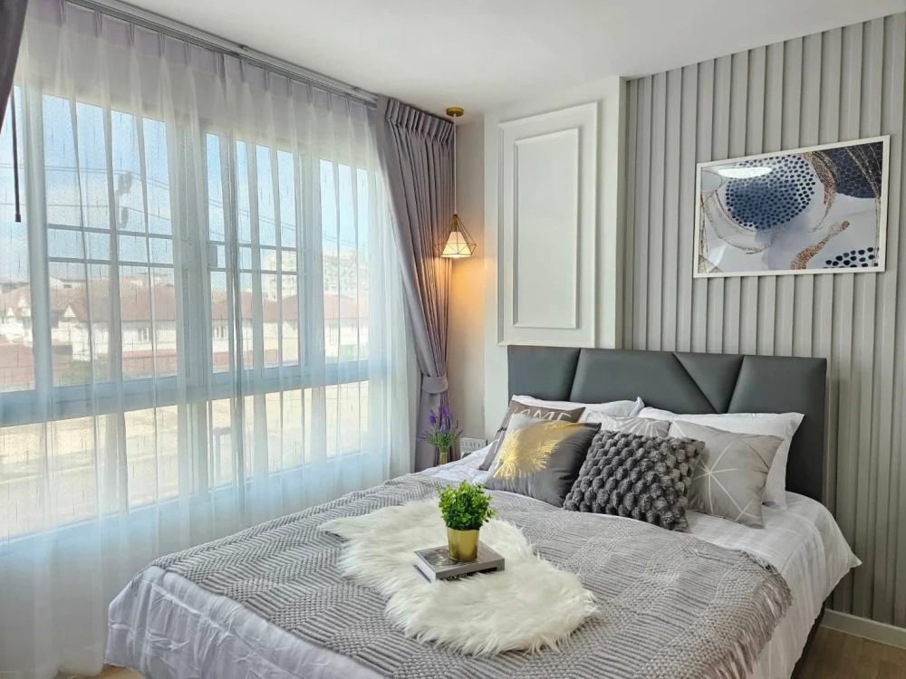 Condo for rent at D Condo Ramkhamhaeng 64, 29 sq m., fully furnished, ready to move in. Don't miss out!