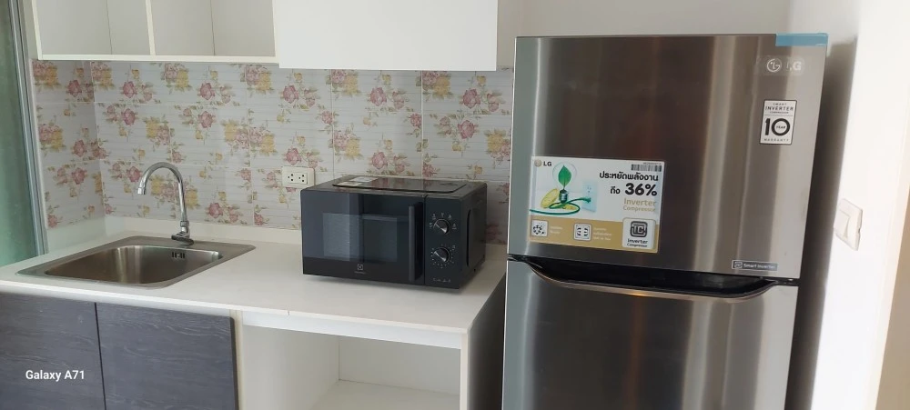 Condo for rent, Dbura Phran Nok, warm room, stunning city view, fully furnished, washing machine included, very worth booking