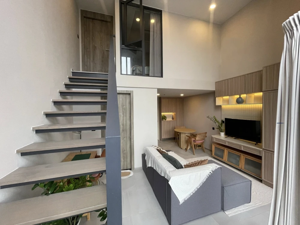 Condo for rent, Du Cooper Siam, a nice room, luxuriously decorated, spacious and comfortable. Hurry and book now!!!