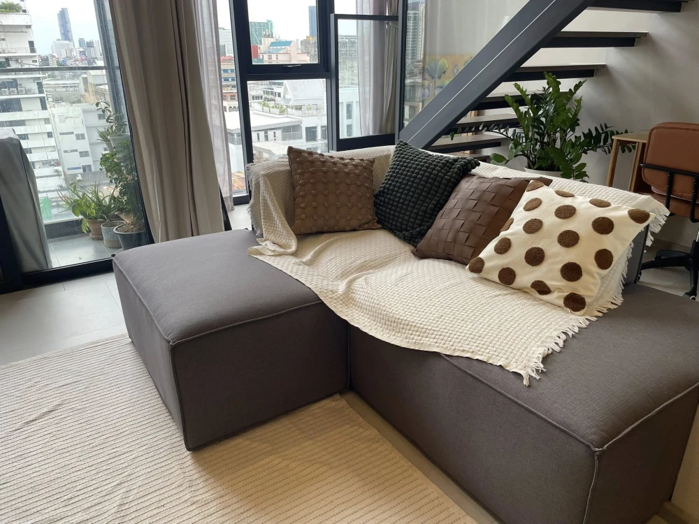 Condo for rent, Du Cooper Siam, a nice room, luxuriously decorated, spacious and comfortable. Hurry and book now!!!