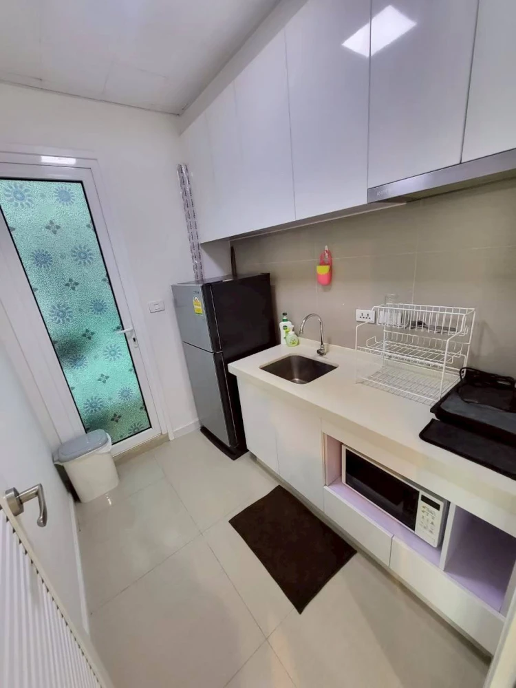 Condo for rent, TC Green Rama 9, spacious room, comfortable, well-built-in room