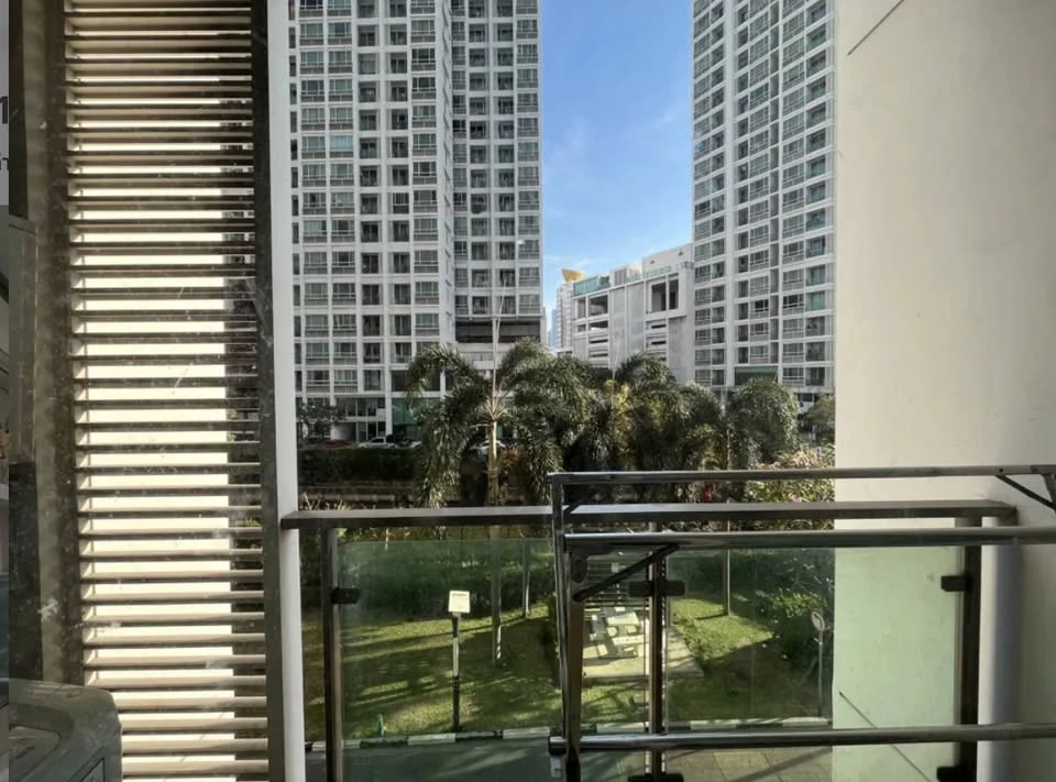 Condo for rent, TC Green Rama 9, ready to move in, furnished + complete electrical appliances, hurry and book now+++