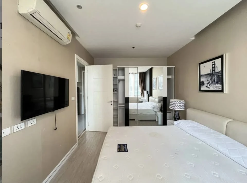 Condo for rent, TC Green Rama 9, ready to move in, furnished + complete electrical appliances, hurry and book now+++