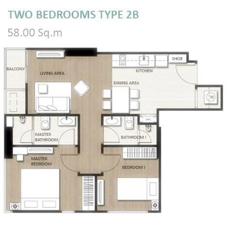 For rent!! Condo Teal Sathorn - Taksin, 12A floor, beautiful room, fully furnished, ready to move in, don't miss it!!
