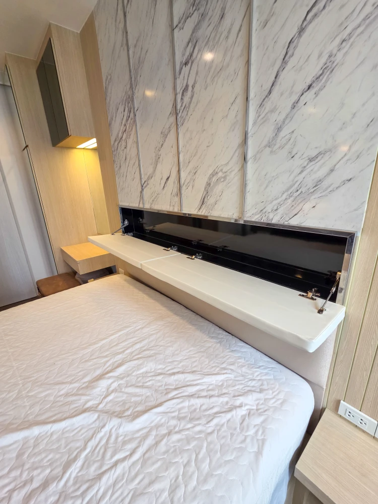 Condo for rent, Nara Nine, high floor, beautiful view, fully furnished. Hurry and grab it.