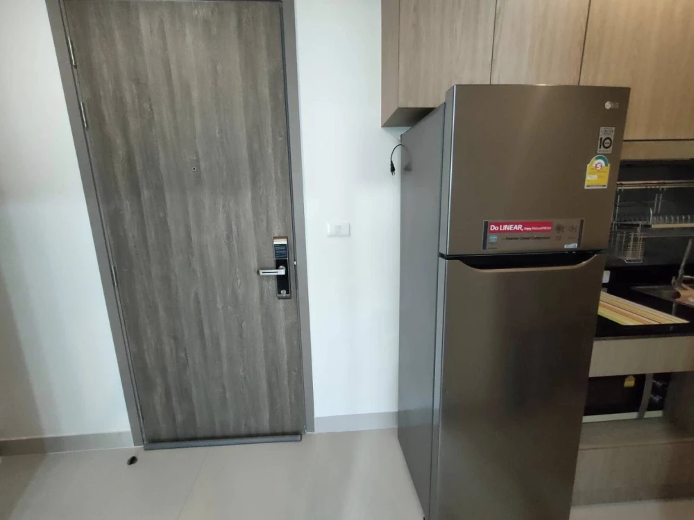 For rent!! Niche Mono Charoen Nakhon Condo, 19th floor, corner unit, beautiful room, fully furnished, ready to move in immediately. Reserve now!!