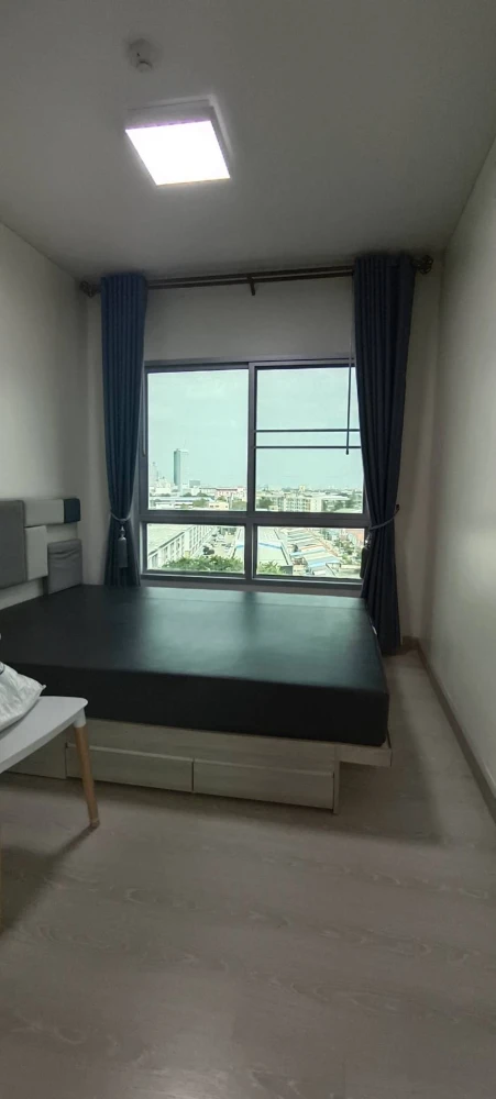 For rent!! Niche ID Pakkret Station Condo, 9th floor, corner room, beautiful room, good location, convenient transportation, don't miss it!!