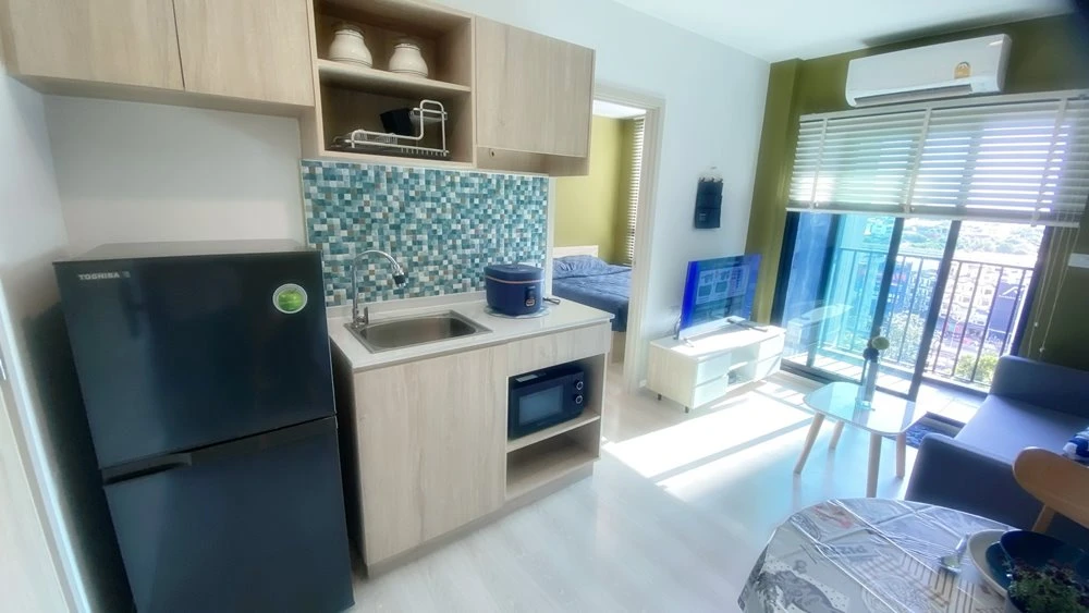 For rent!! Condo New Noble Srinakarin-Lasalle, beautiful room, pool view, fully furnished, ready to move in, don't miss it!!