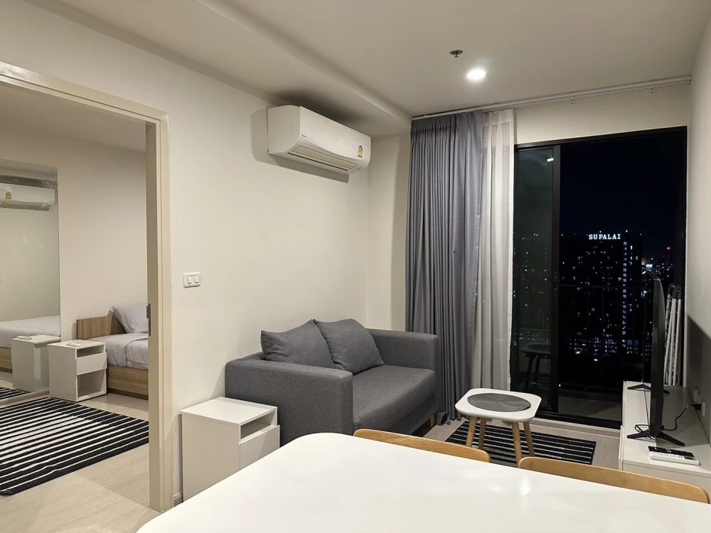 For rent!! Condo New Noble Chaengwattana, 21st floor, beautiful room, good location, convenient transportation, hurry up and book now!!