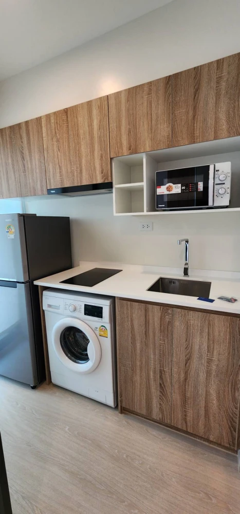 Condo for rent, New Noble Fai Chai - Wang Lang, studio room, 15th floor, high view, not too expensive, complete in one place.
