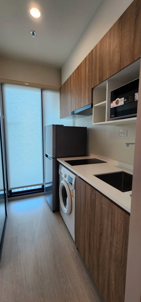 Condo for rent, New Noble Fai Chai - Wang Lang, studio room, 15th floor, high view, not too expensive, complete in one place.