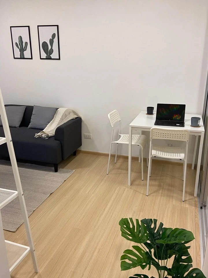 Condo for rent, Plum Condo Rangsit Fresh, 7th floor, outside view, nice room, fully furnished, book now, don't miss it.