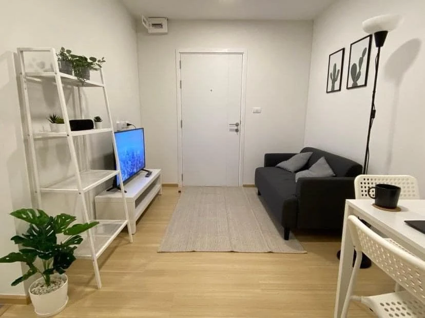 Condo for rent, Plum Condo Rangsit Fresh, 7th floor, outside view, nice room, fully furnished, book now, don't miss it.