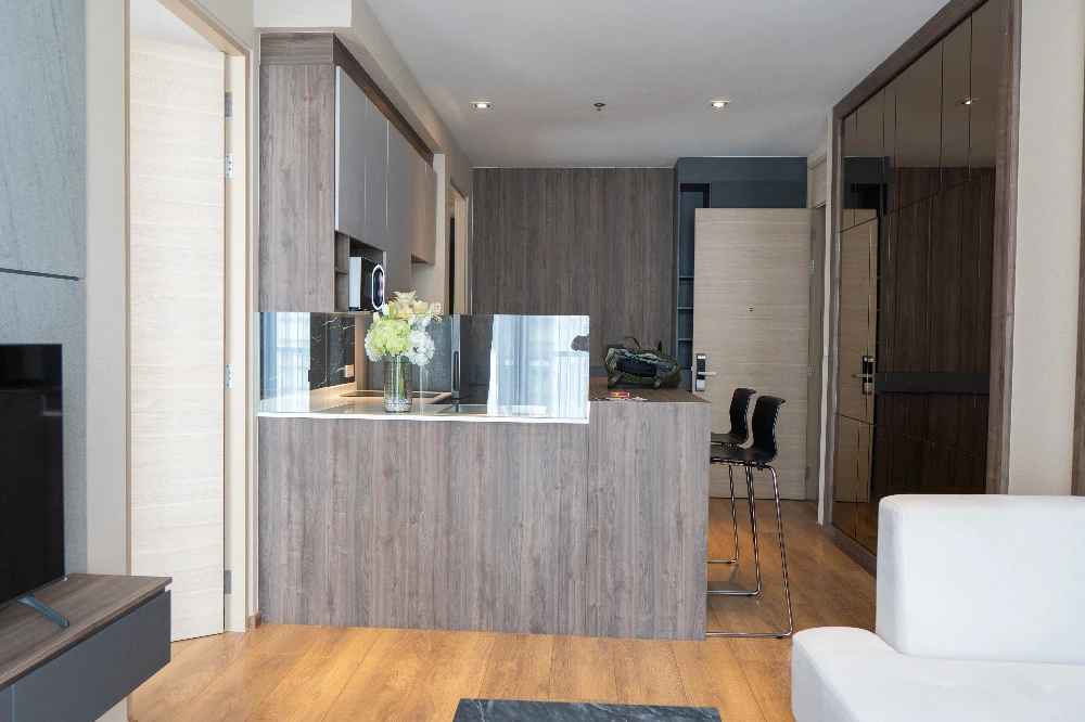 For rent!! Condo Park 24 Origin Phrom Phong, a condo in the city center, 24th floor, full facilities, ready to move in, book now!!