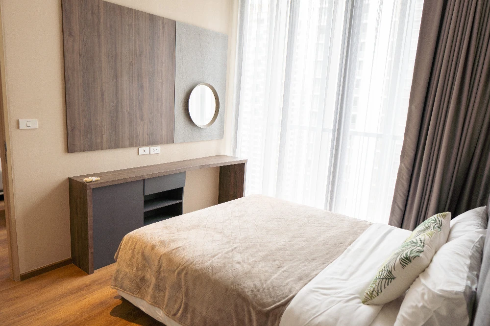 For rent!! Condo Park 24 Origin Phrom Phong, a condo in the city center, 24th floor, full facilities, ready to move in, book now!!