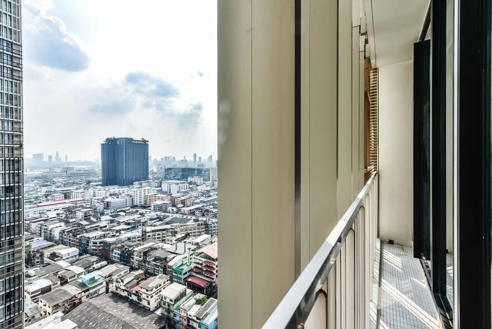 Condo for rent, Park 24 Origin Phrom Phong, high floor, great breeze, electrical appliances + furniture, ready to move in