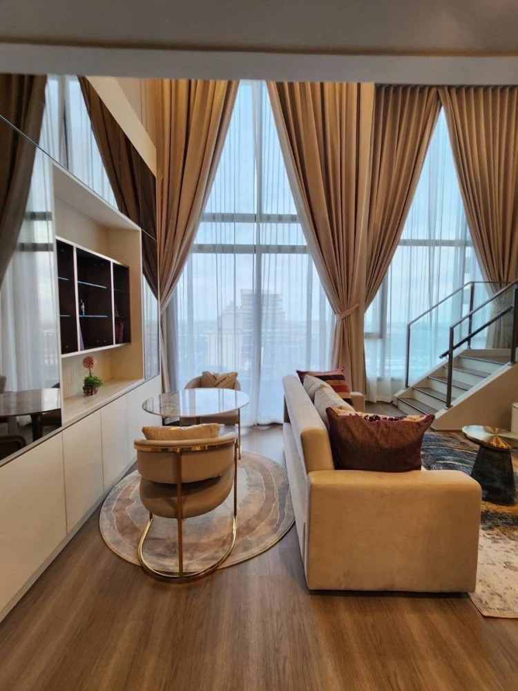 For rent!! Condo Park Origin Chula Samyan, 19th floor, beautiful room with full facilities, hurry up and book now!!