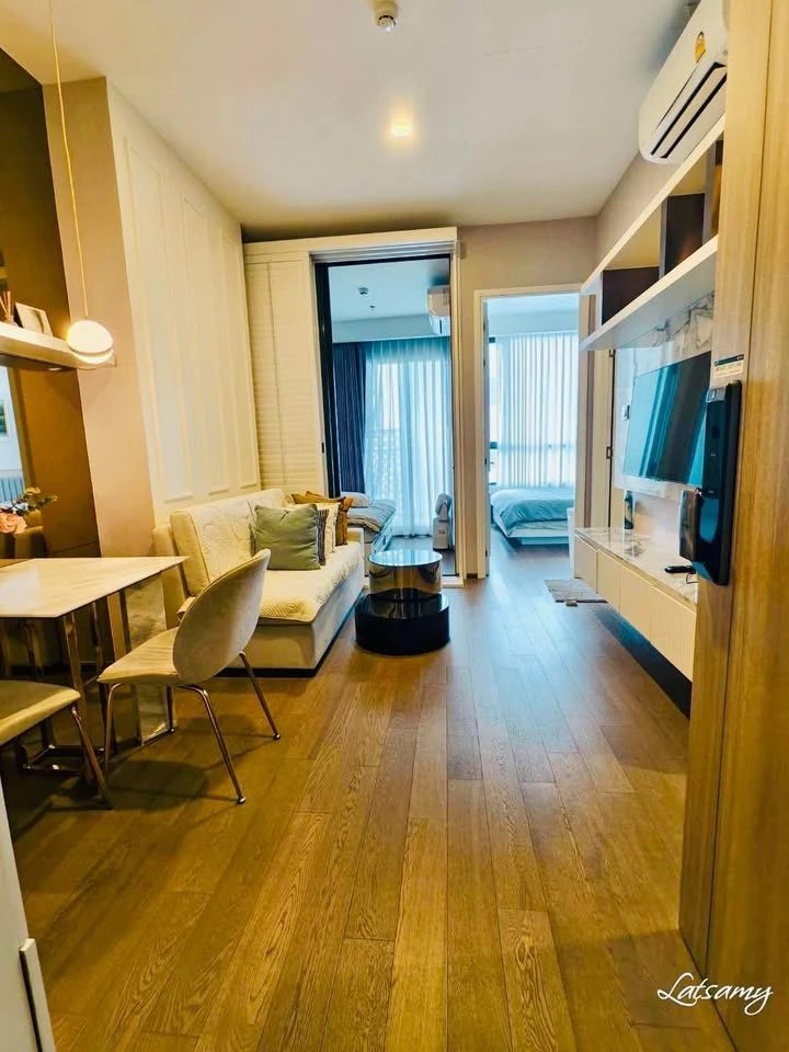 For rent!! Condo Park Origin Phayathai, a new condo in the midst of nature, easy to travel, near the BTS!!