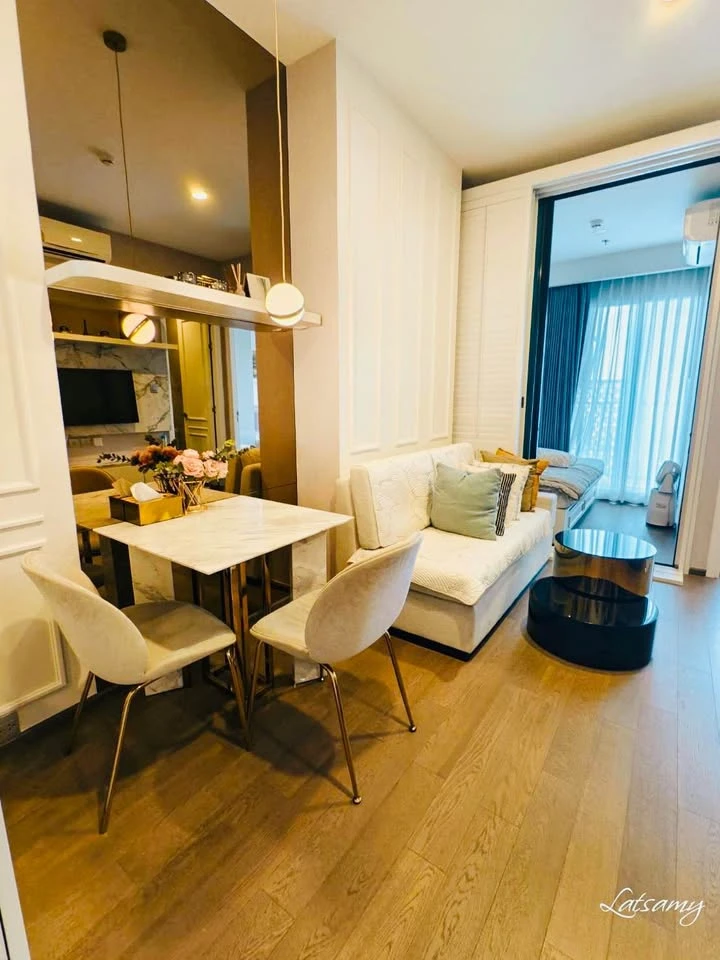 For rent!! Condo Park Origin Phayathai, a new condo in the midst of nature, easy to travel, near the BTS!!