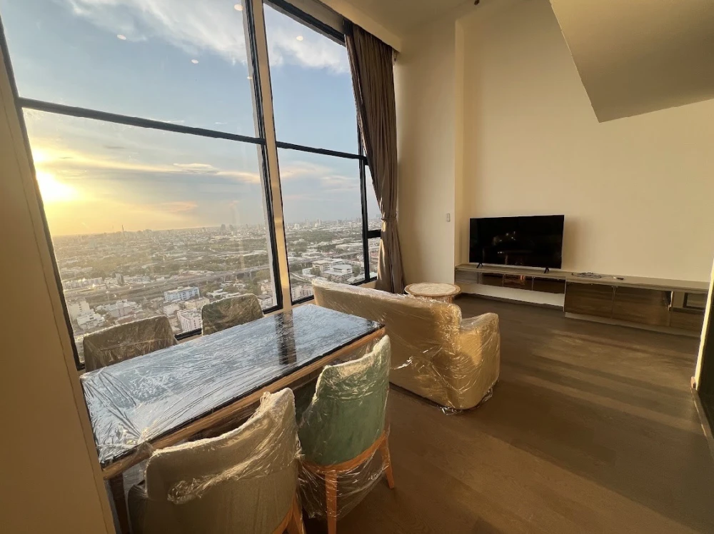For rent!! Condo Park Origin Ratchawithi, 34th floor, beautiful room, good location, convenient transportation, don't miss it!!