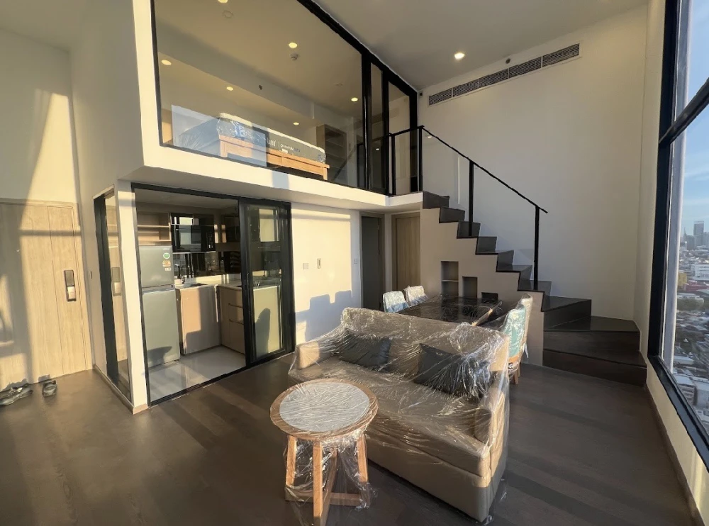 For rent!! Condo Park Origin Ratchawithi, 34th floor, beautiful room, good location, convenient transportation, don't miss it!!