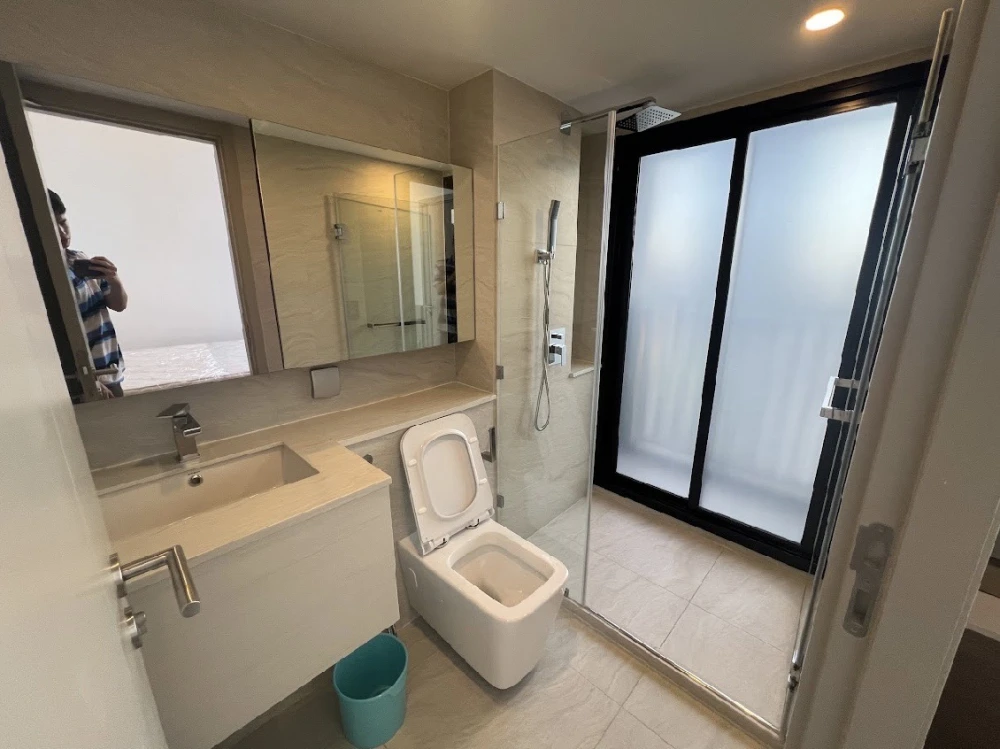 For rent!! Condo Park Origin Ratchawithi, 34th floor, beautiful room, good location, convenient transportation, don't miss it!!