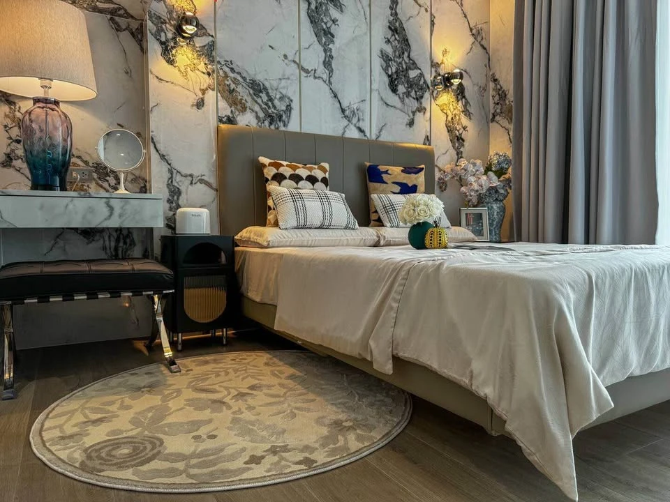 For rent: Finn Asoke Condo, beautifully decorated room, fully built-in, complete here, just come and move in, don't miss out.