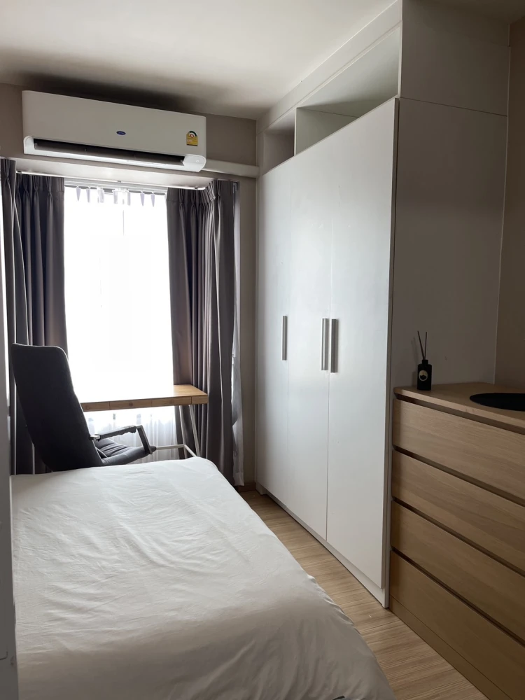 For rent!! Condo Fuse Mobius Ramkhamhaeng Station, fully furnished, 22nd floor, convenient transportation, good price, don't miss it!!