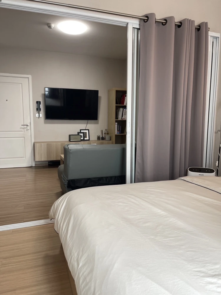 For rent!! Condo Fuse Mobius Ramkhamhaeng Station, fully furnished, 22nd floor, convenient transportation, good price, don't miss it!!