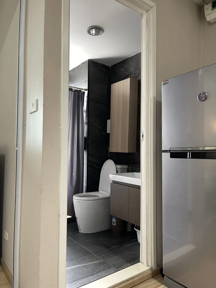 For rent!! Condo Fuse Mobius Ramkhamhaeng Station, fully furnished, 22nd floor, convenient transportation, good price, don't miss it!!