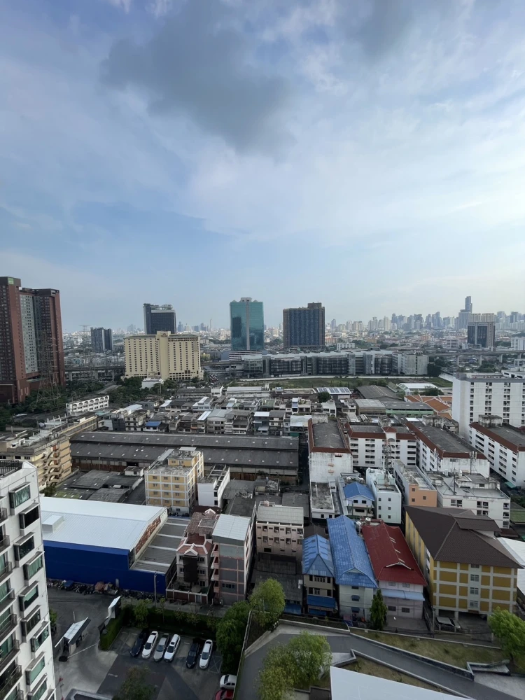 For rent!! Condo Fuse Mobius Ramkhamhaeng Station, fully furnished, 22nd floor, convenient transportation, good price, don't miss it!!