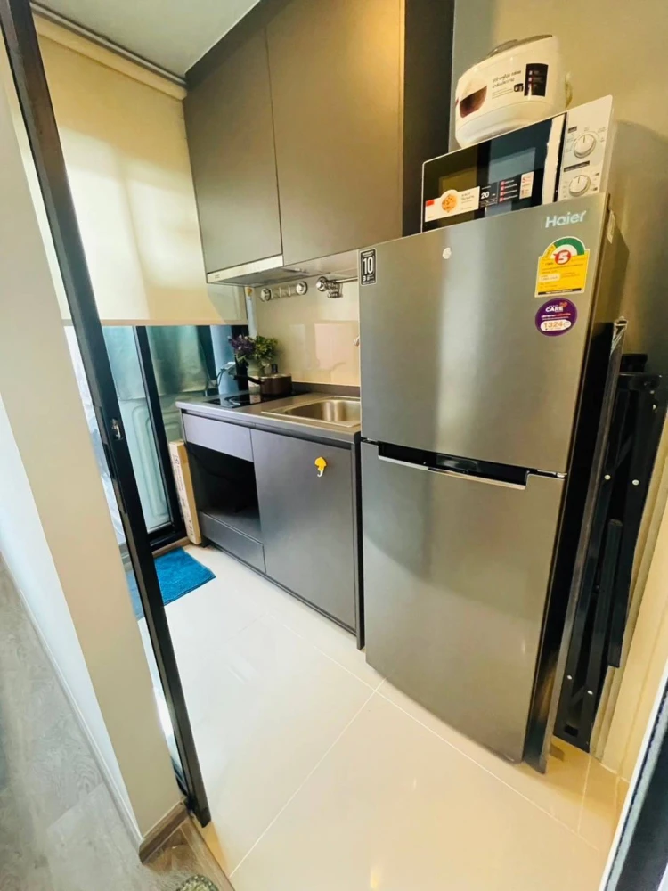 For rent!! Condo Monte Rama 9, 8th floor, garden view, fully furnished, move in with your bags, book now!!