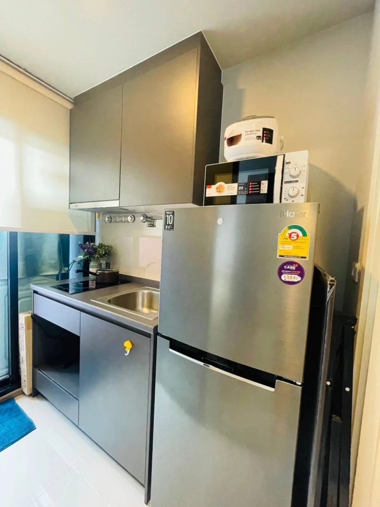For rent!! Condo Monte Rama 9, 8th floor, garden view, fully furnished, move in with your bags, book now!!