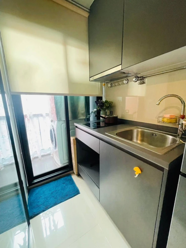 For rent!! Condo Monte Rama 9, 8th floor, garden view, fully furnished, move in with your bags, book now!!