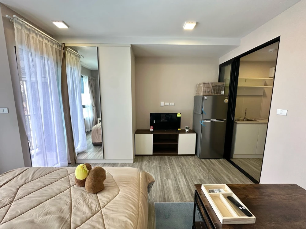 For rent!! Monte Rangsit Condo, 6th floor, Building C. Beautiful room, fully furnished, ready to move in. Don't miss out! Reserve now!!