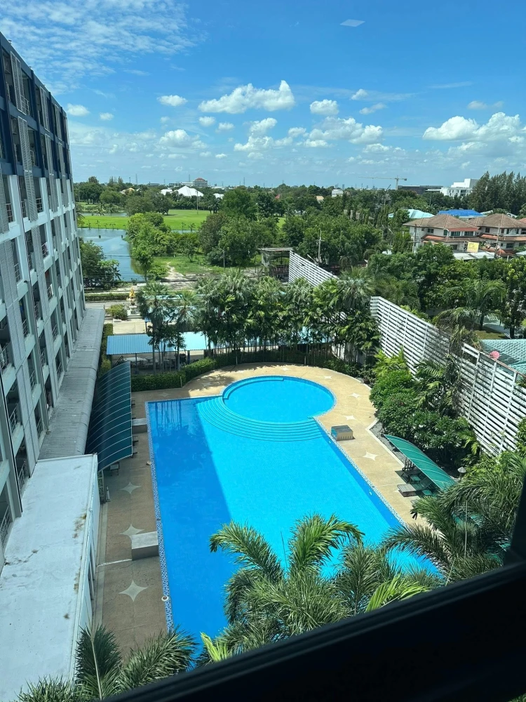 For rent!! Monte Rangsit Condo, 6th floor, Building C. Beautiful room, fully furnished, ready to move in. Don't miss out! Reserve now!!